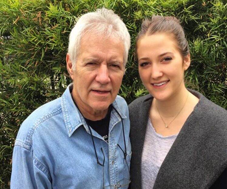 Alex Trebek and daughter Emily