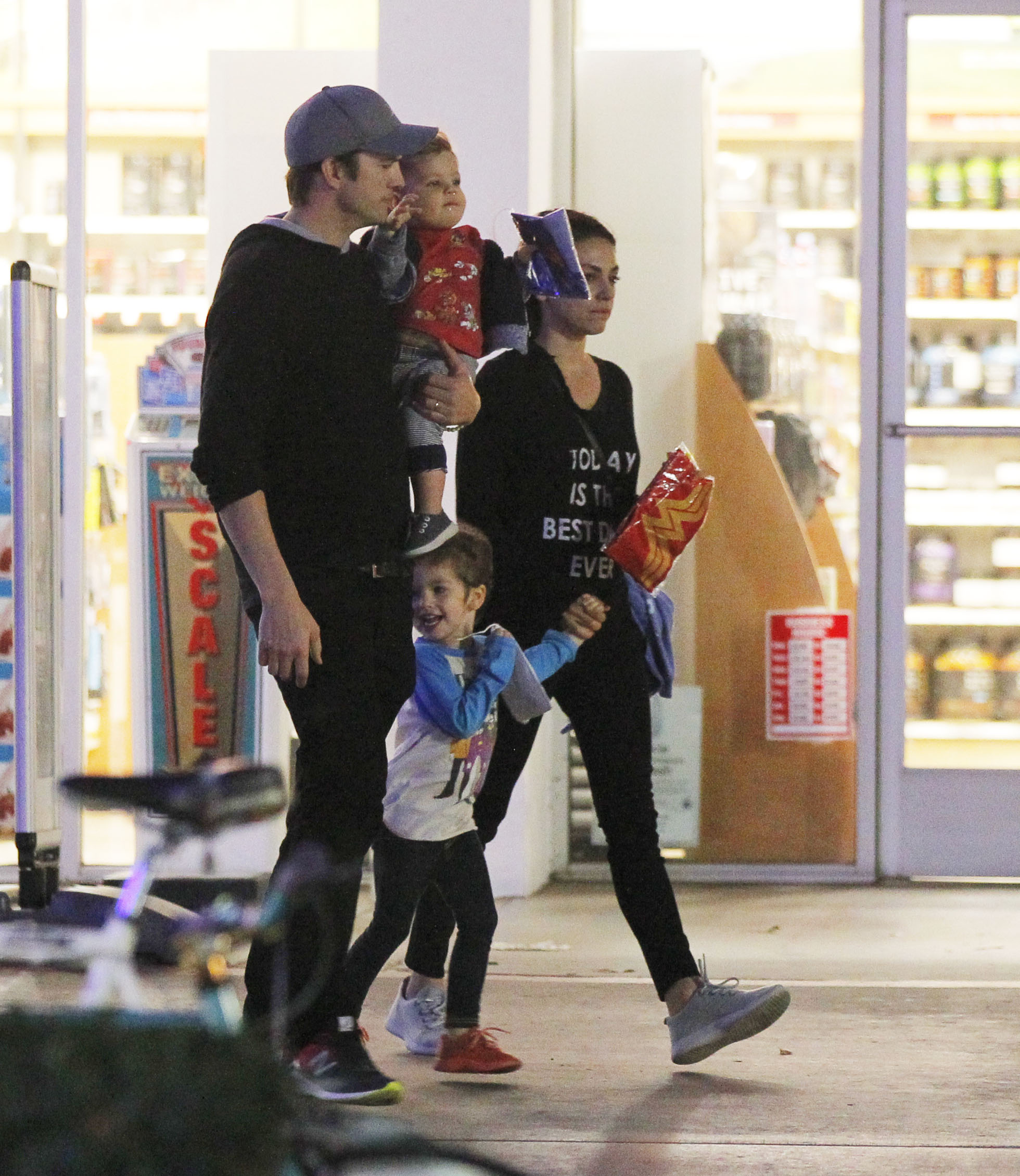 Mila Kunis and Ashton Kutcher's Kids Meet Wyatt and Dimitri