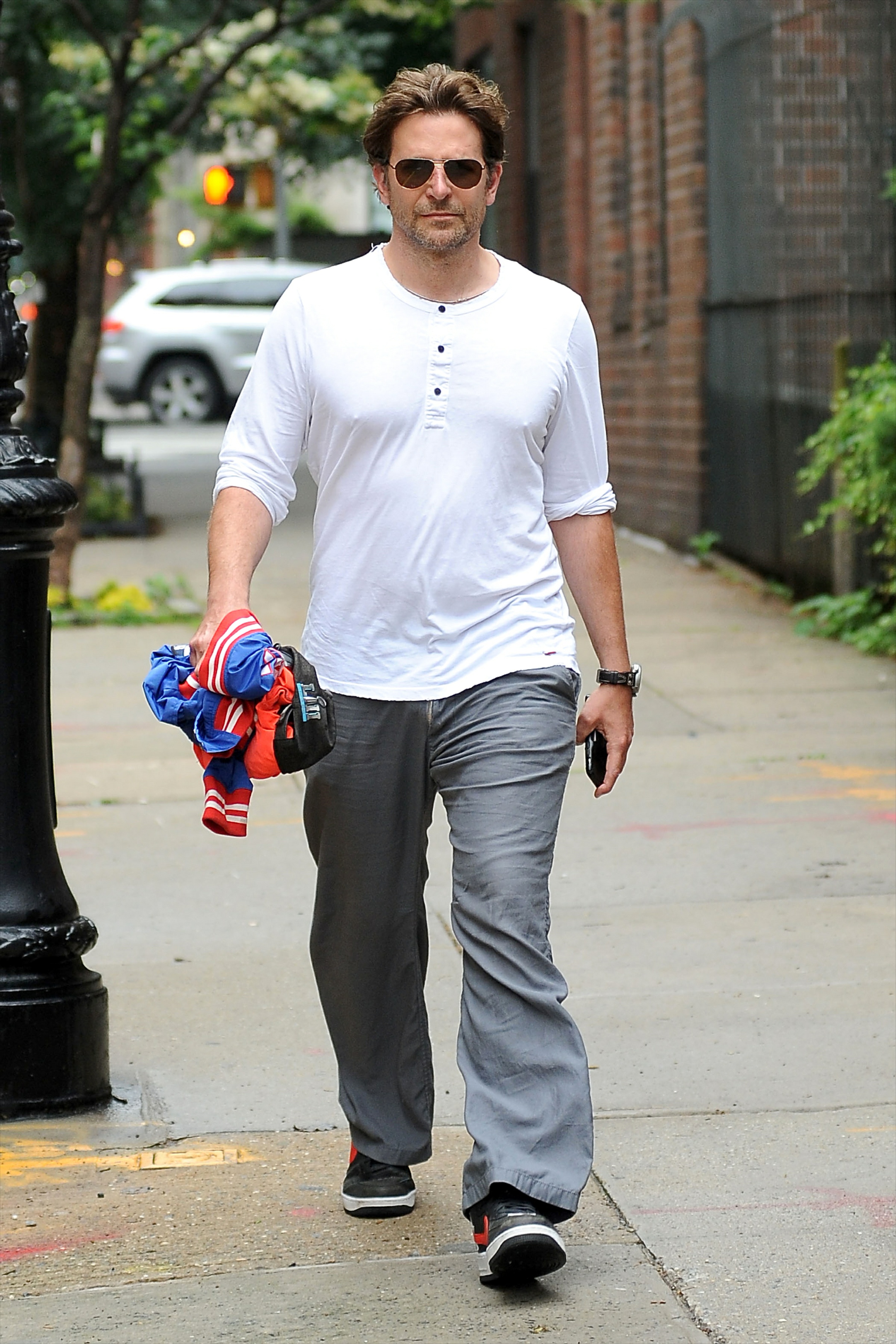 He's a good sport! Bradley Cooper spotted out in New York City