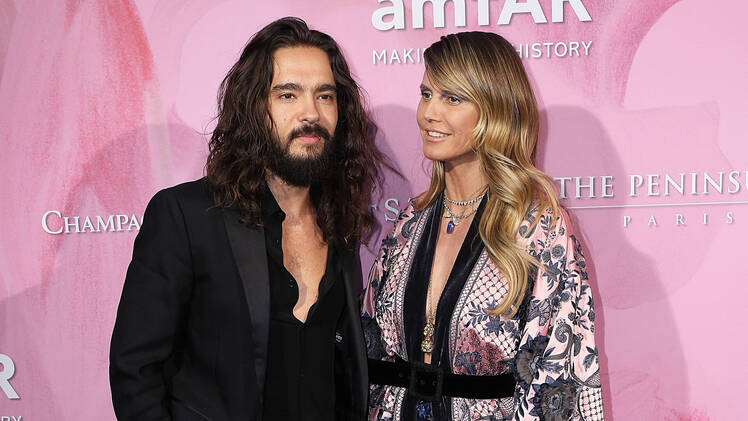 heidi-klum-tom-kaulitz-amfar-gala-paris-france