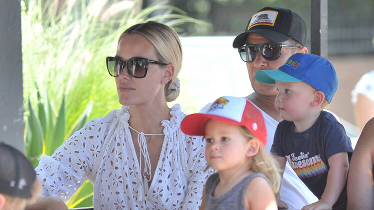 peta-murgatroyd-son-Shai-Aleksander-los-angeles-farmers-market