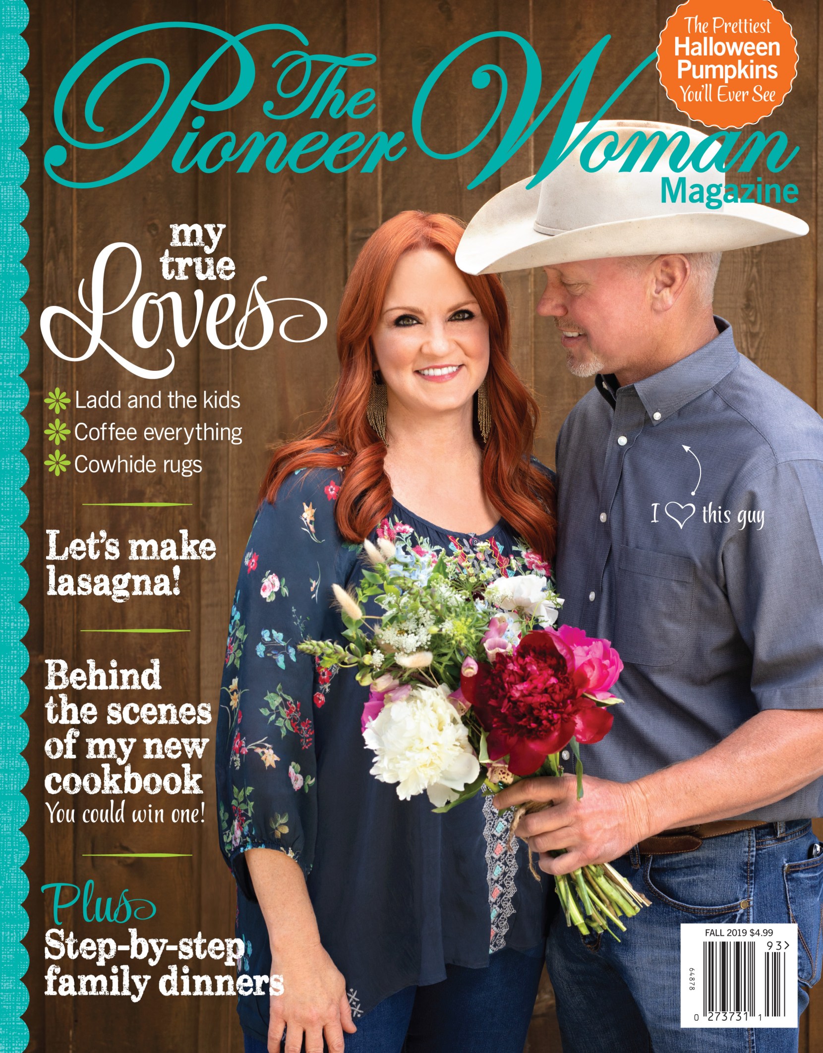 Ree Drummond and Ladd Drummond Pose for Pioneer Woman Magazine