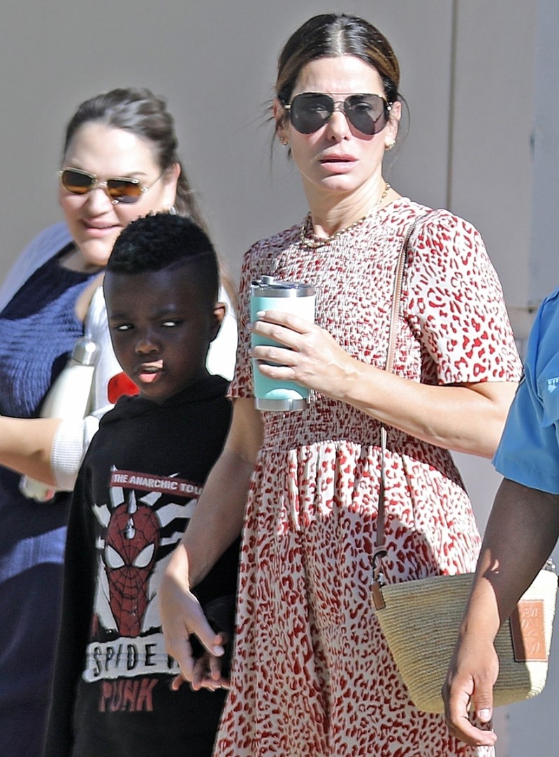 Sandra Bullock and Son Louis Spotted Out in Los Angeles Photo