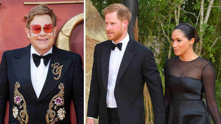 Elton John Defends Prince Harry and Meghan Markle for Taking Private Jet