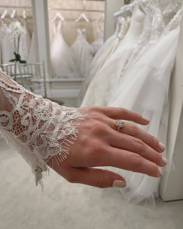 Bindi Irwin Wedding Dress Glimpse
