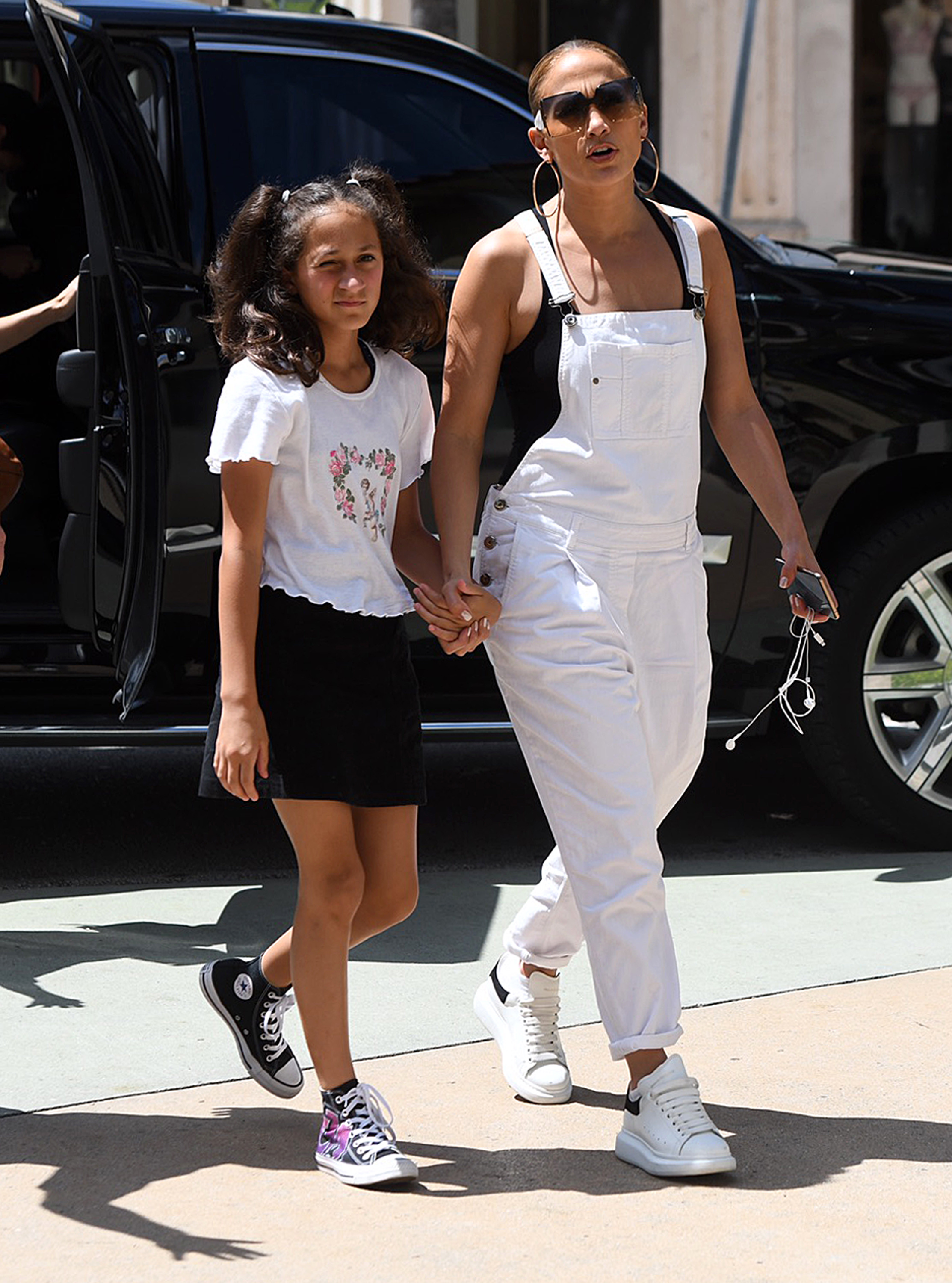 Jennifer Lopez Holds Hands With Mini-Me Daughter Emme: Pics