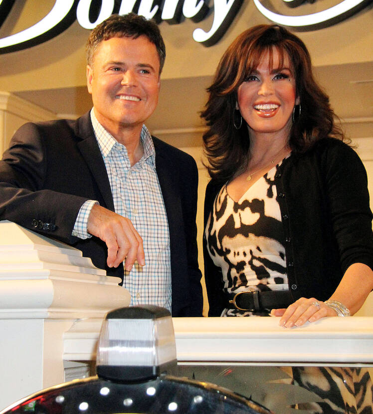 The Donny and Marie Showroom unveiled at the Flamingo Las Vegas Showroom, Las Vegas, America - 02 Oct 2013