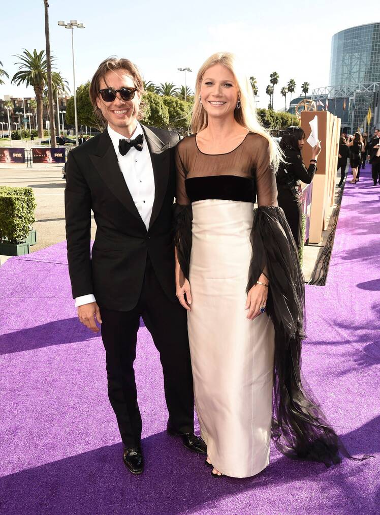 Gwyneth Paltrow and Brad Falchuk on the 2019 Emmys Red Carpet