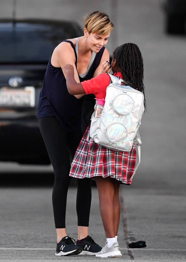 Charlize Theron and son Jackson