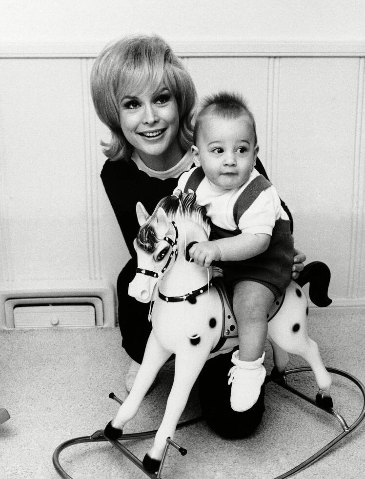 Barbara Eden and Son Matthew Ansara