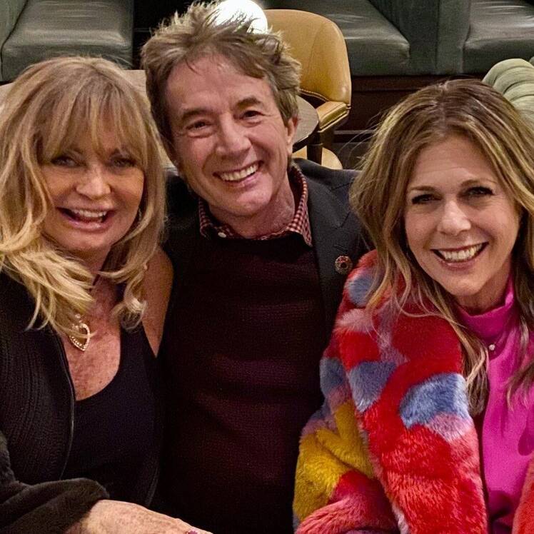 Goldie Hawn, Martin Short and Rita Wilson