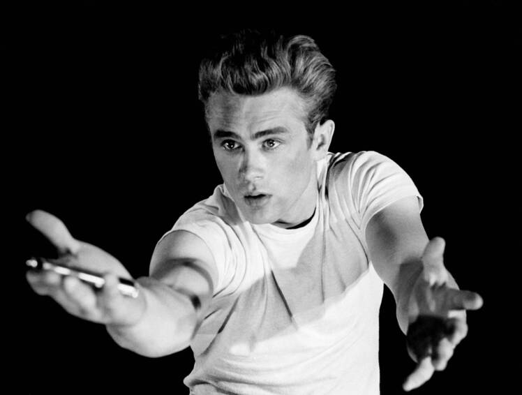 James Dean in 'Rebel Without a Cause'