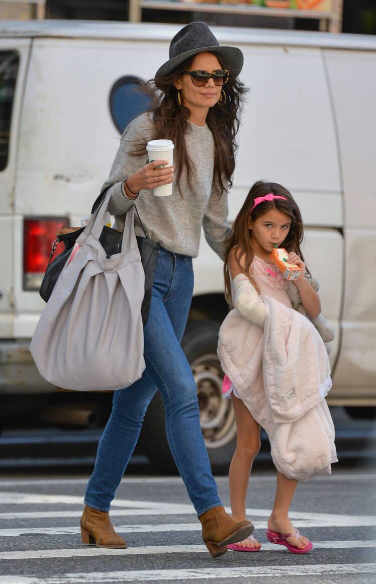 Katie Holmes out and about, New York, America - 06 Sep 2013