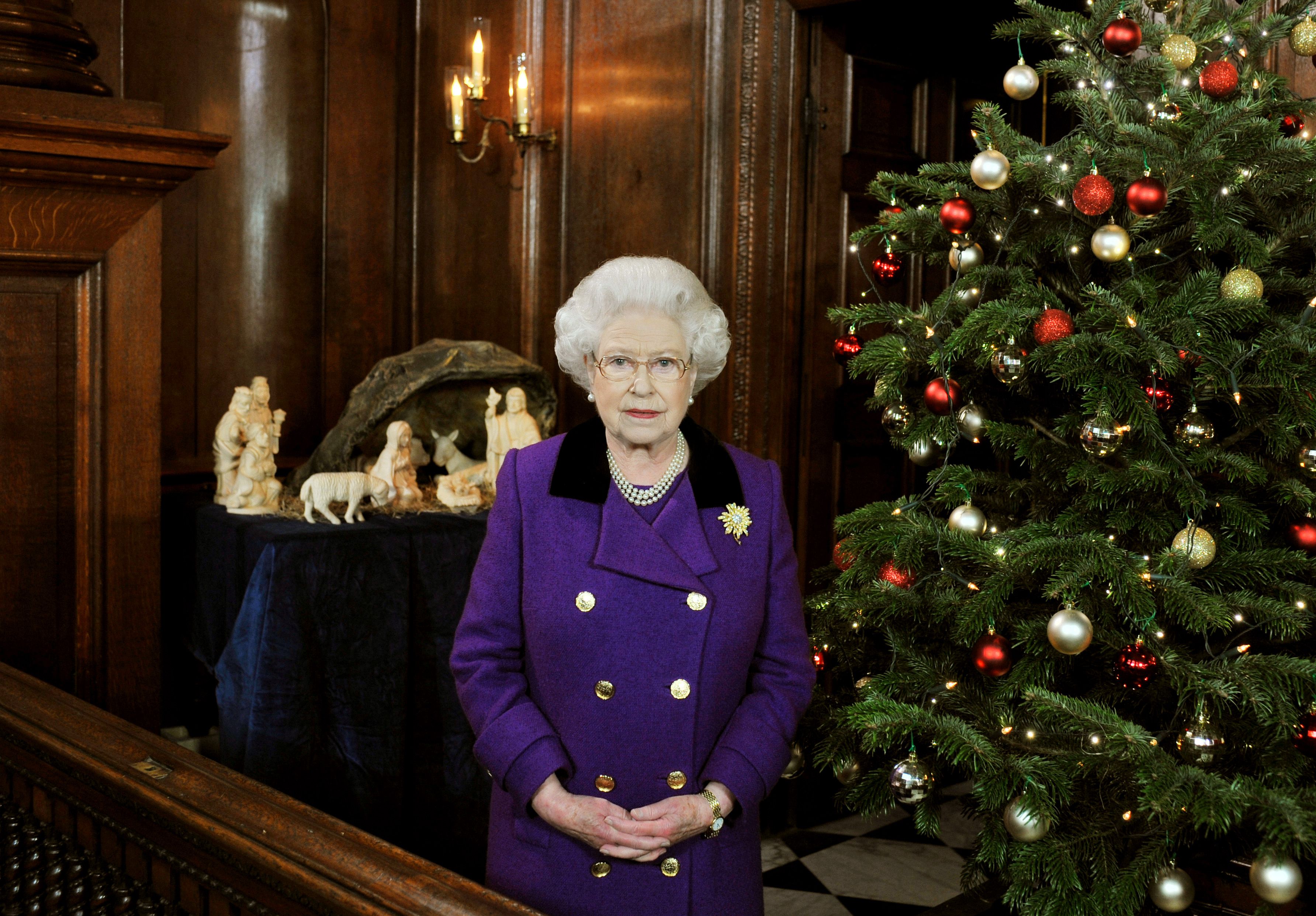 Queen Elizabeth's Christmas Speech Style Then and Now Photos