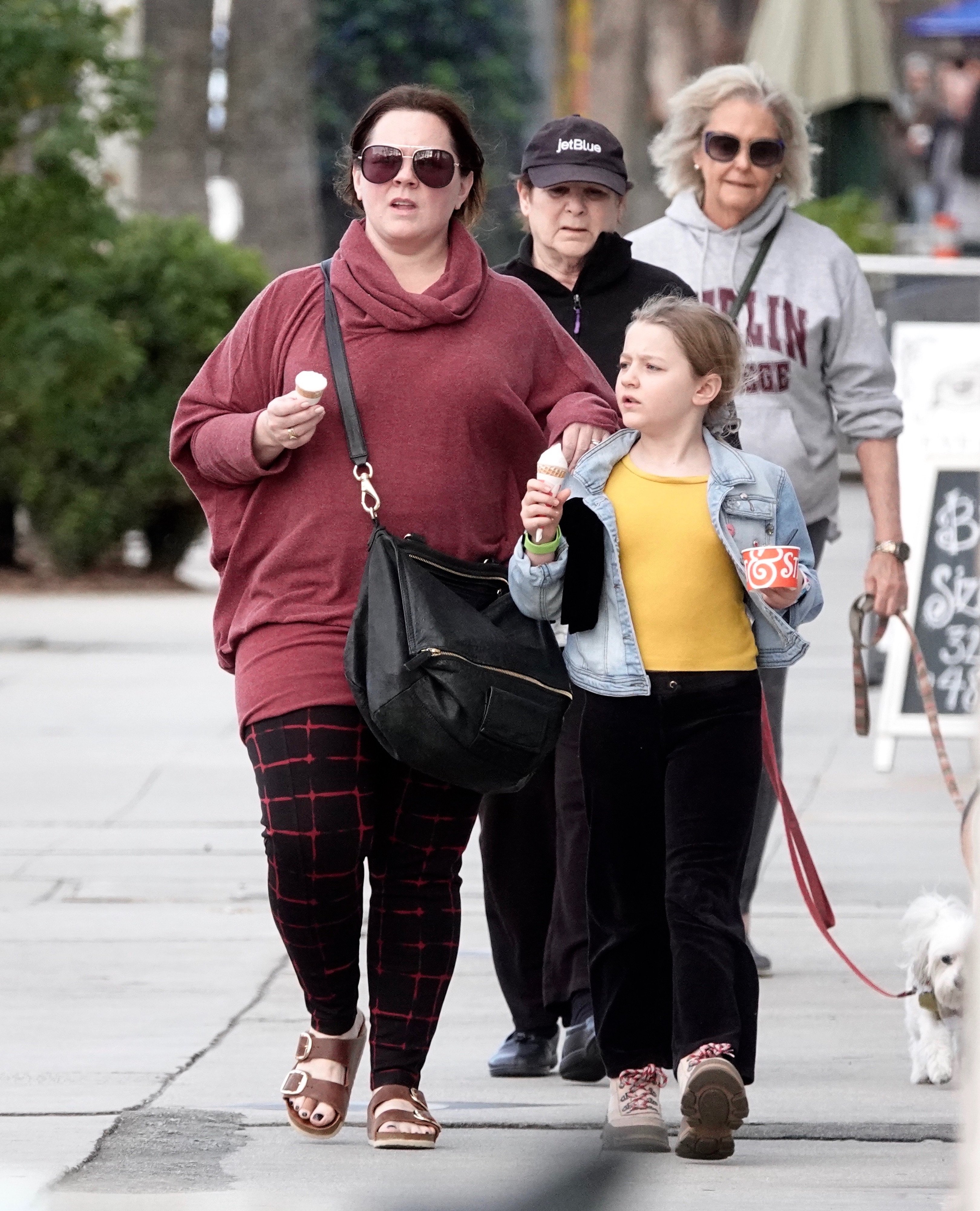 Melissa McCarthy Takes Daughter for Ice Cream Photos