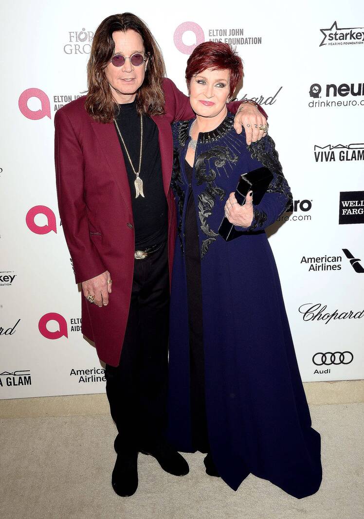 Ozzy Osbourne and Sharon Osbourne