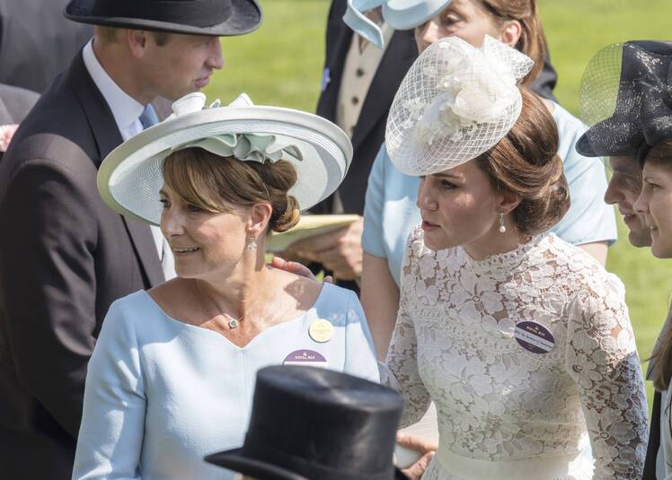 Carole Middleton and Kate Middleton