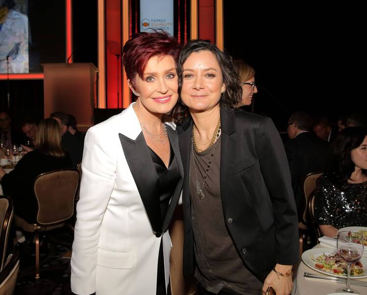 Sharon Osbourne and Sara Gilbert