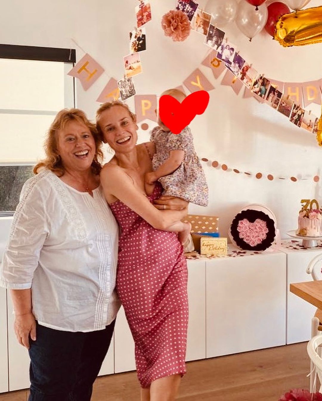 Diane Kruger and Baby Celebrate Her Mom's 70th Birthday: Photo