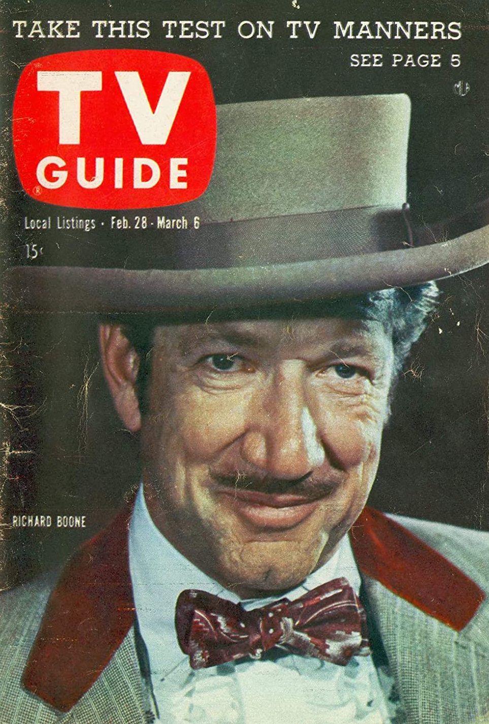 Richard boone have gun will travel tv guide 2