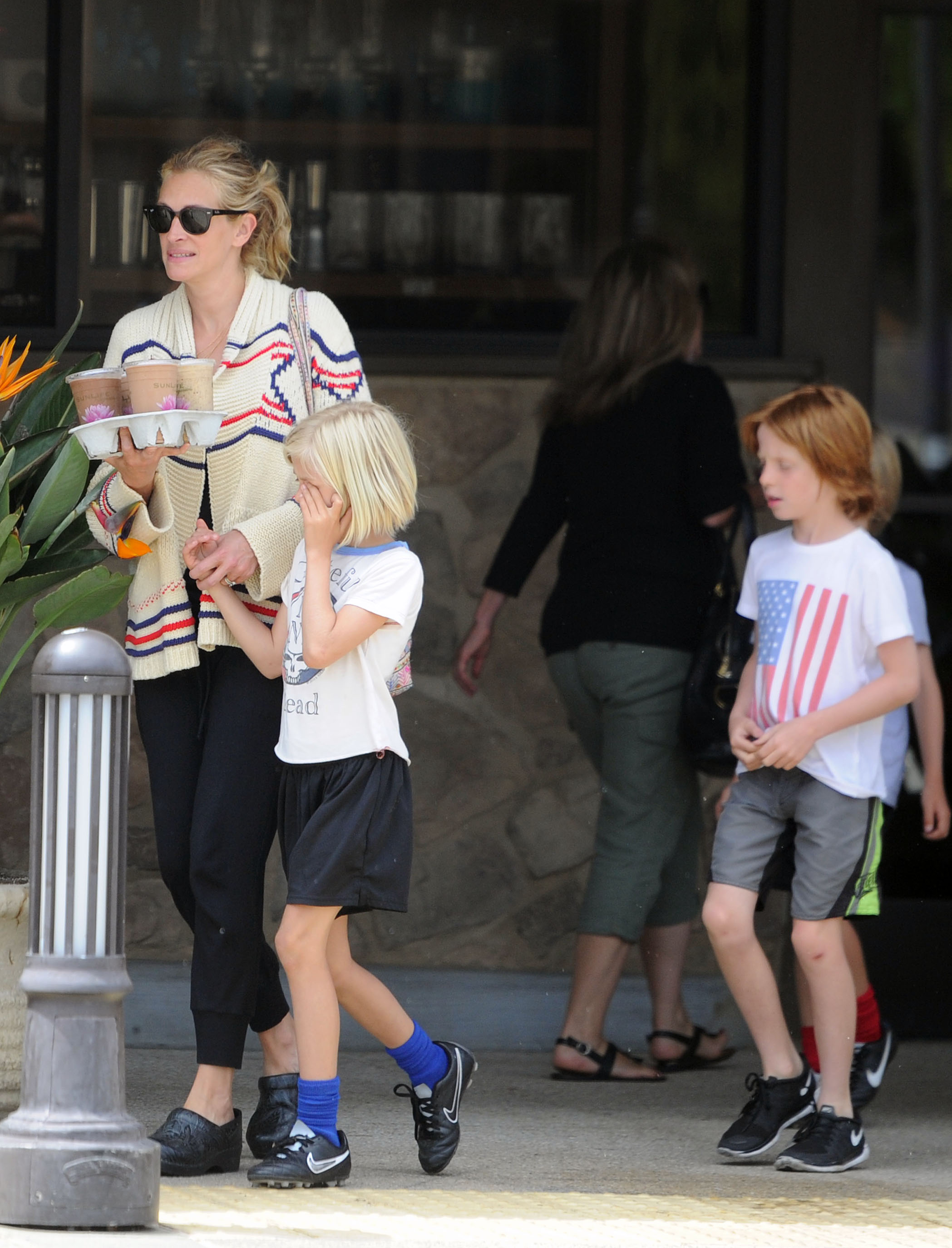 Julia Roberts and Her 3 Kids Photos of Their Rare Family Outings