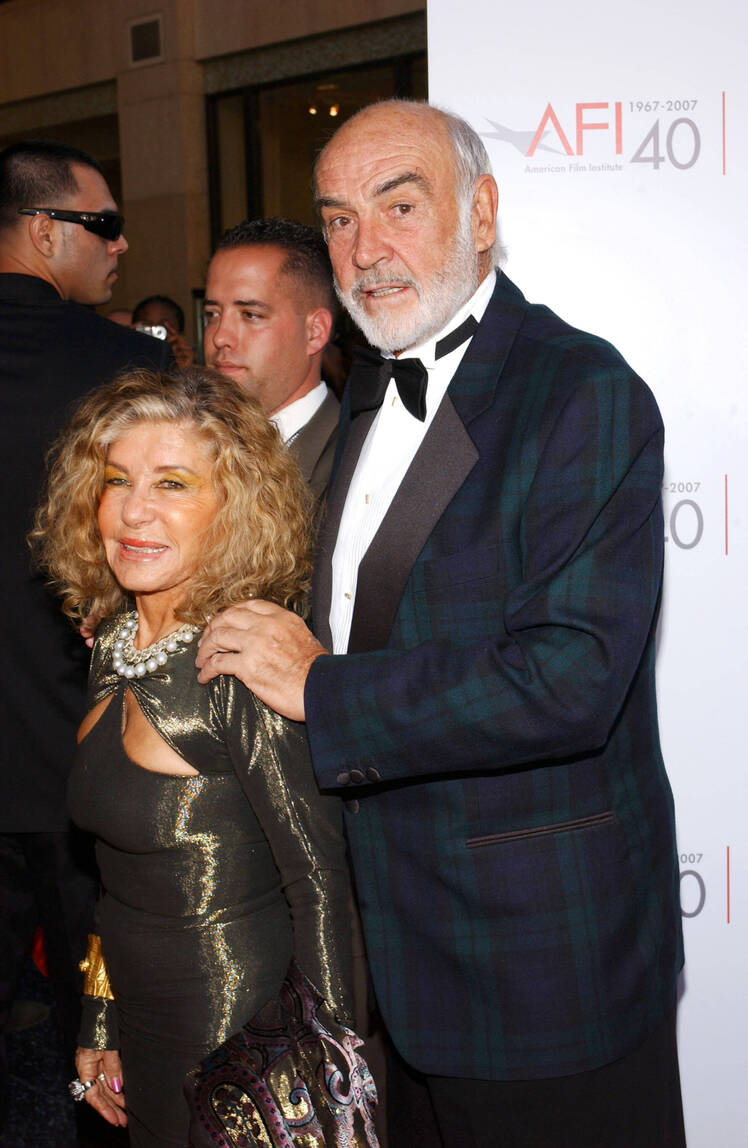 Sean Connery and Wife