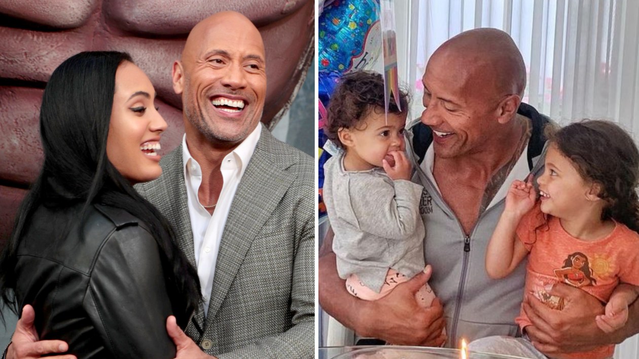 The Rock's Kids Get to Know Dwayne Johnson's 3 Daughters