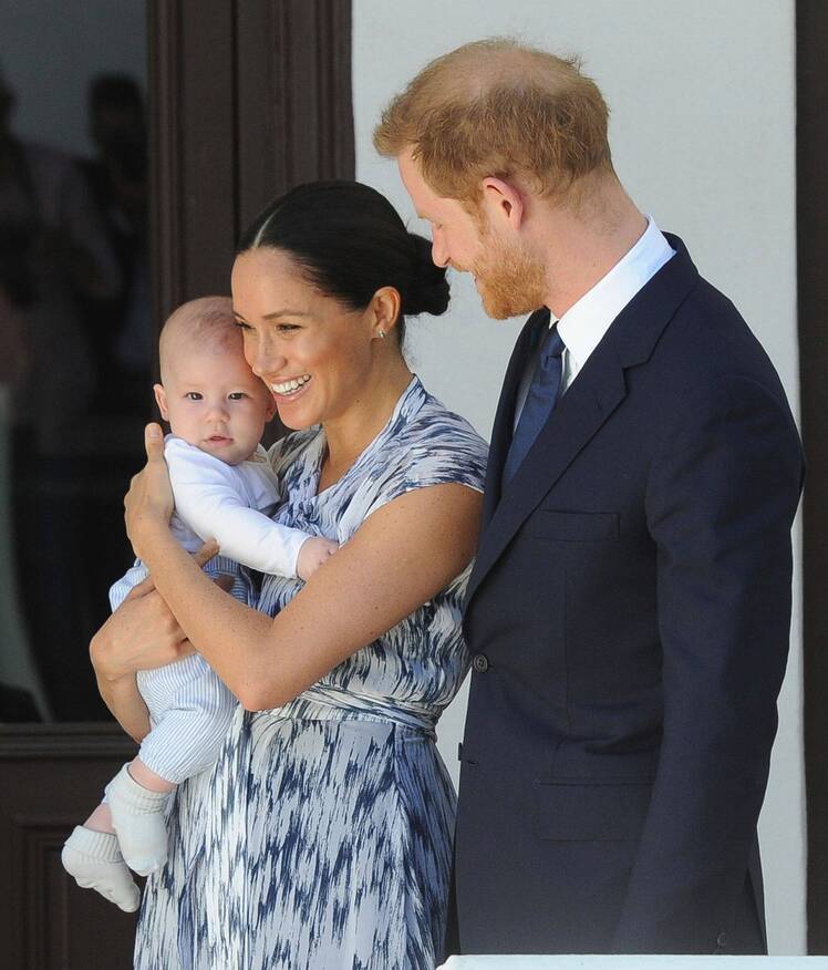 Pregnant Meghan Markle and Son Archie Step Out in L.A.