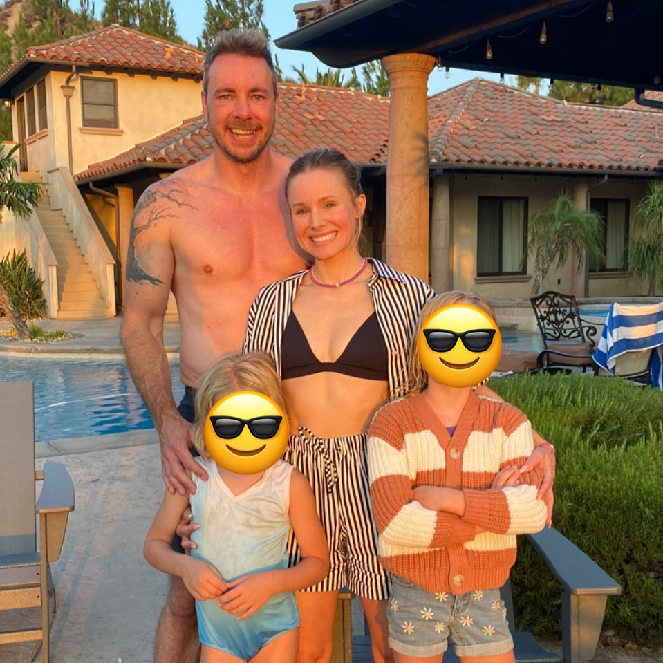 Kristen Bell Posts Rare Family Photo with Kids