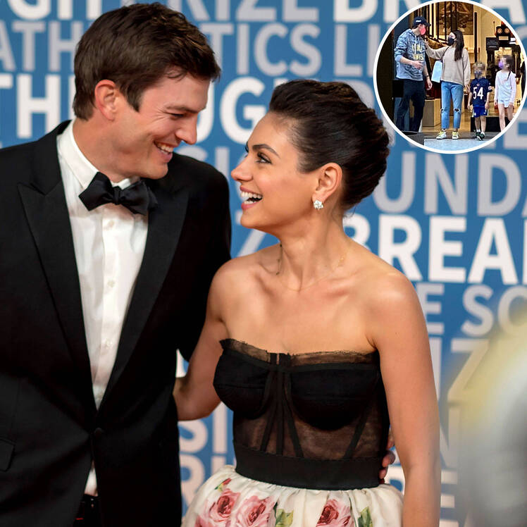 Family Bonding! Ashton Kutcher and Mila Kunis Enjoy a Rare Outing With Their 2 Kids: See Photos
