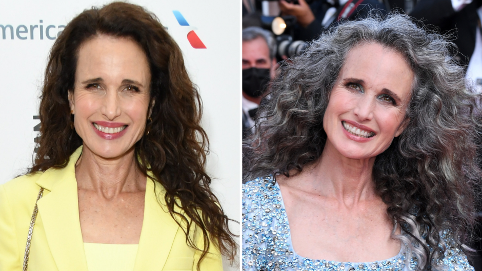 940px x 529px - Andie MacDowell Embraces Her Gray Hair: Red Carpet Photos | Closer Weekly