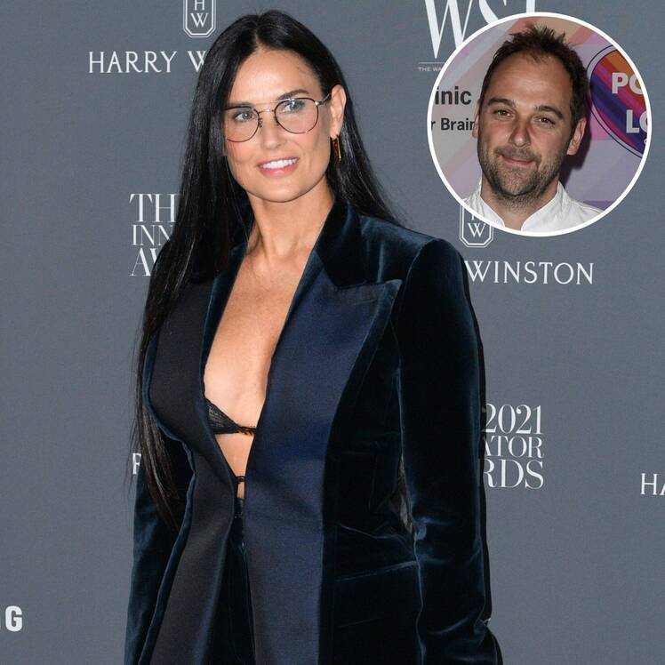 Demi Moore, Boyfriend Daniel Humm Rare Photos Together 