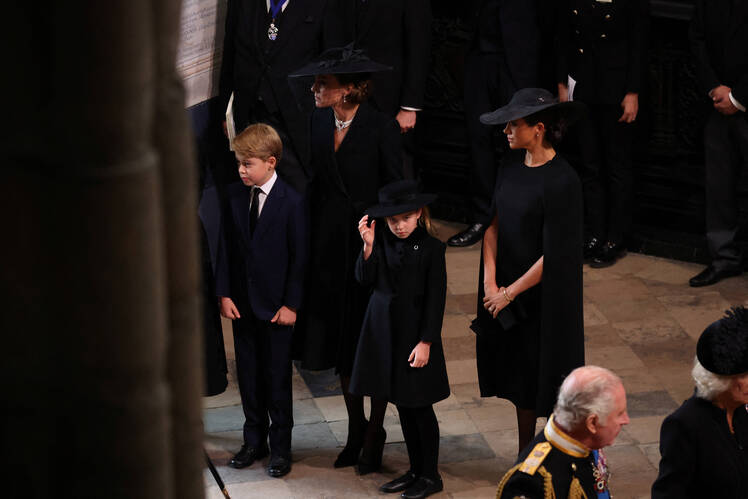 Meghan Markle at Queen Elizabeth's Funeral With Royals: Photos