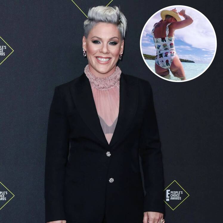 Pink’s Beach Style Is So ‘Perfect!’ See the Singer’s Gorgeous Swimsuit Moments
