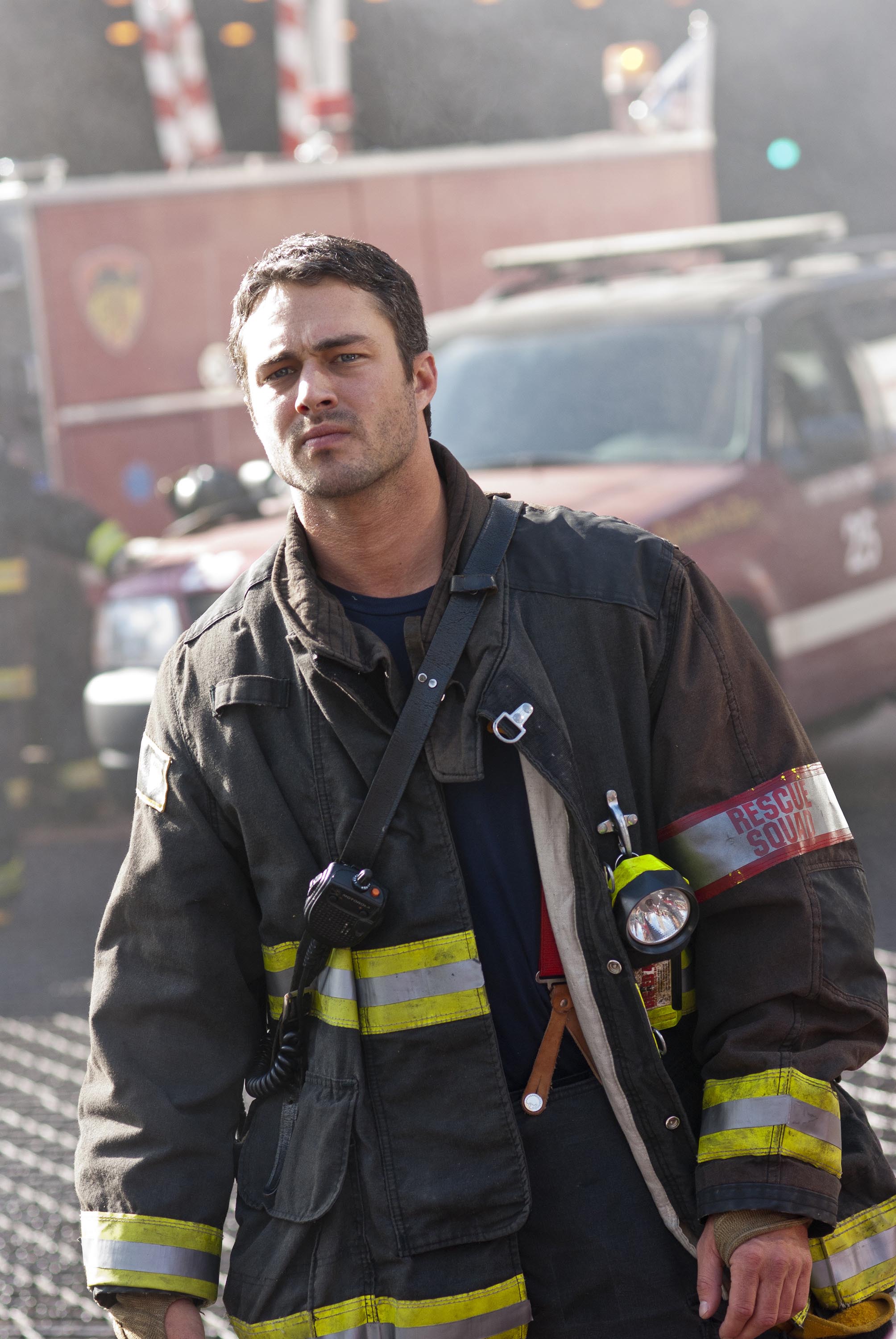 Chicago Fire star Taylor Kinney reveals whether kids are on the