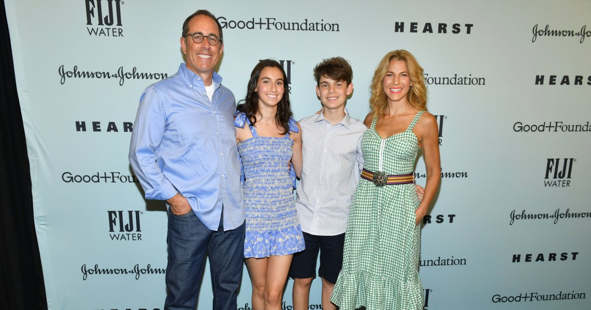 Jerry Seinfeld and wife Jessica drop off their son Julian for his
