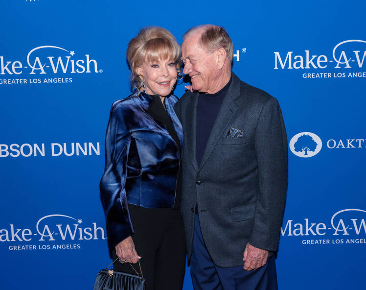 Barbara and Jon posing 