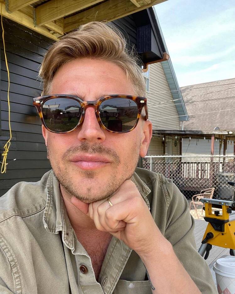 MJ Coyle wears sunglasses in selfie