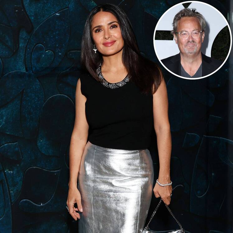 Salma Hayek Steps Out After Matthew Perry Tribute [Photos]