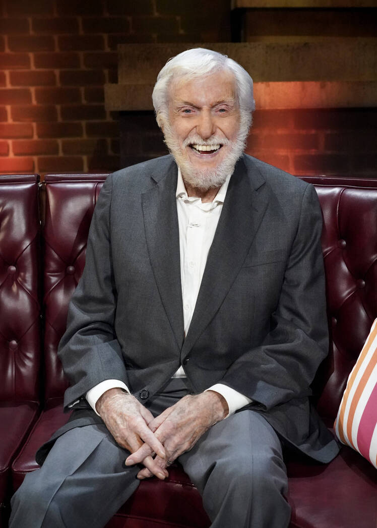 Dick Van Dyke wears gray suit during birthday special