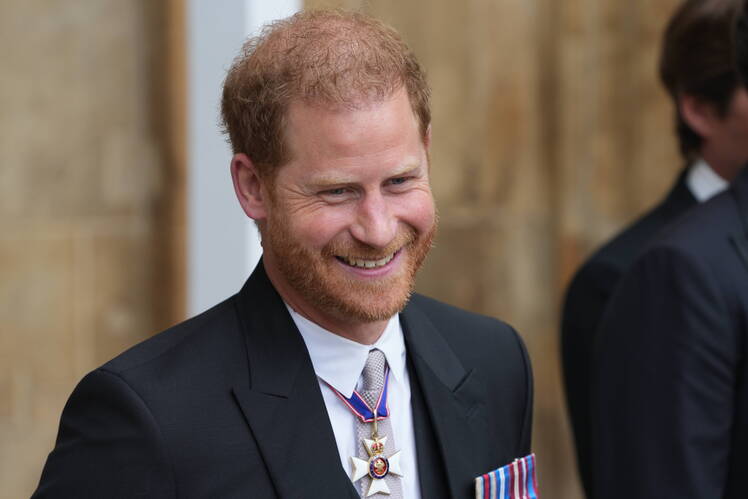 Prince Harry laughing