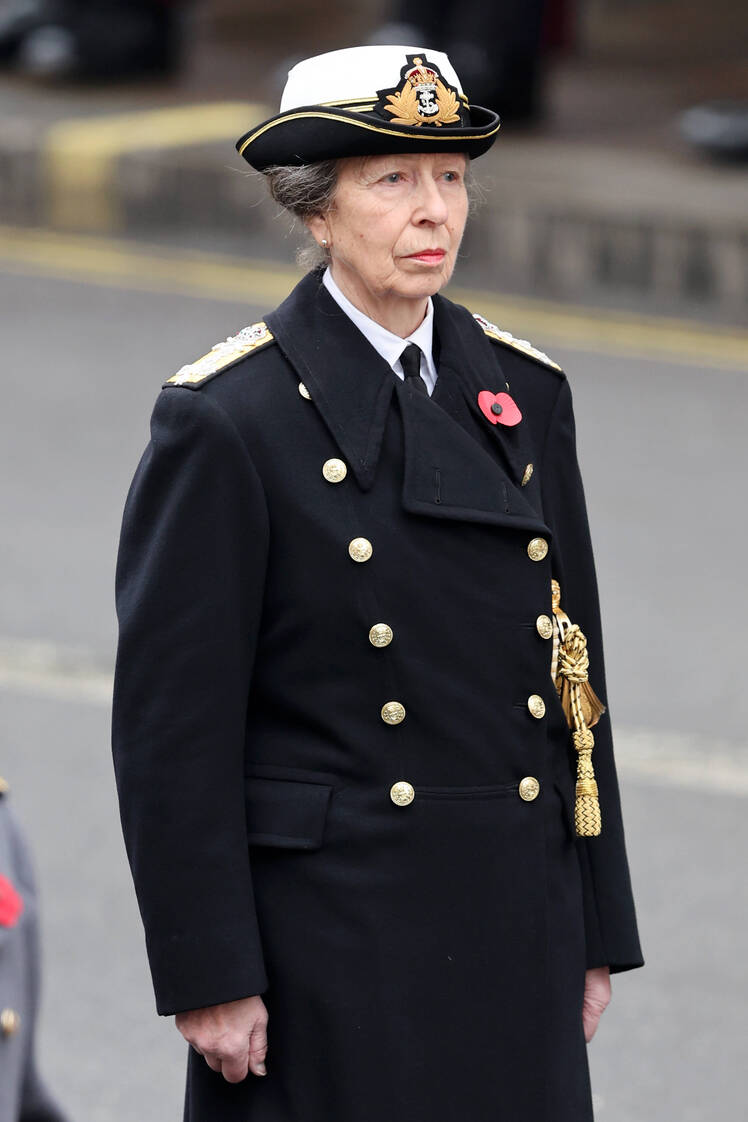 Princess Anne in royal uniform