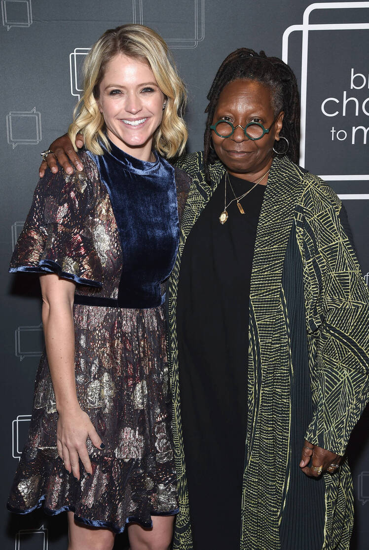 The View's Sara Haines Runs Into Whoopi Goldberg at a Party