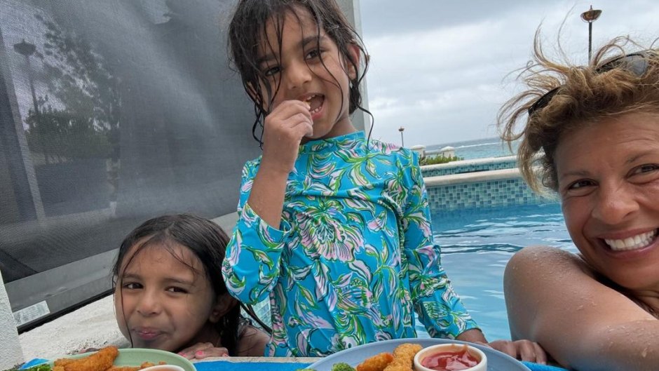 Hoda Kotb Spends Time With Her Daughters By the Pool