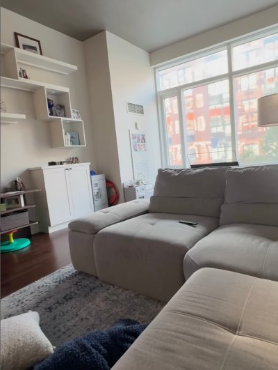 Dylan Dreyer's living room in NYC apartment