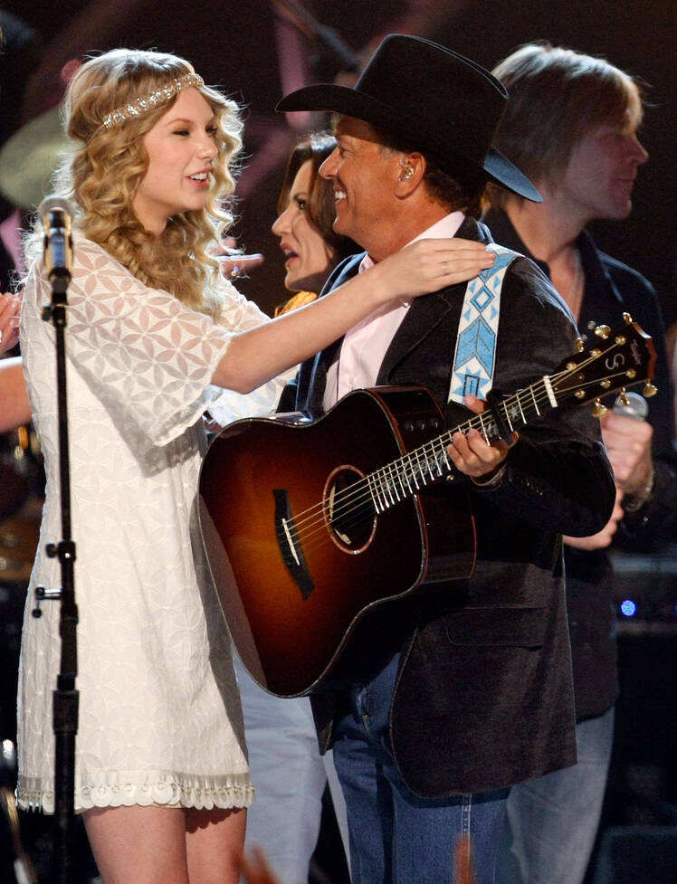 george strait, taylor swift