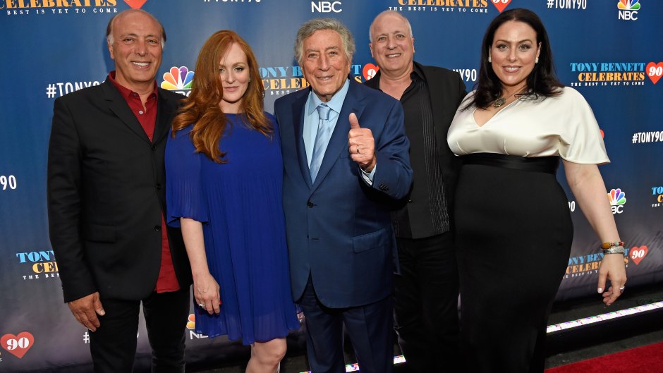 Tony Bennett and his family