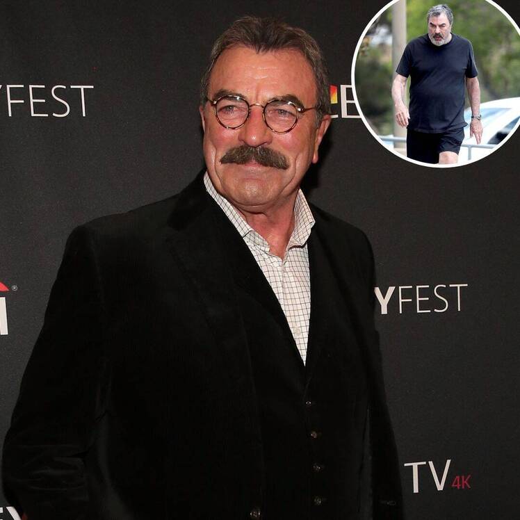 Tom Selleck Seen in Public With Apparent Knee Surgery Scars