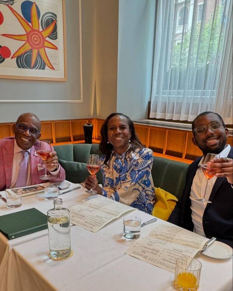 Al Roker Shares Family Photo With Wife Deborah and Son
