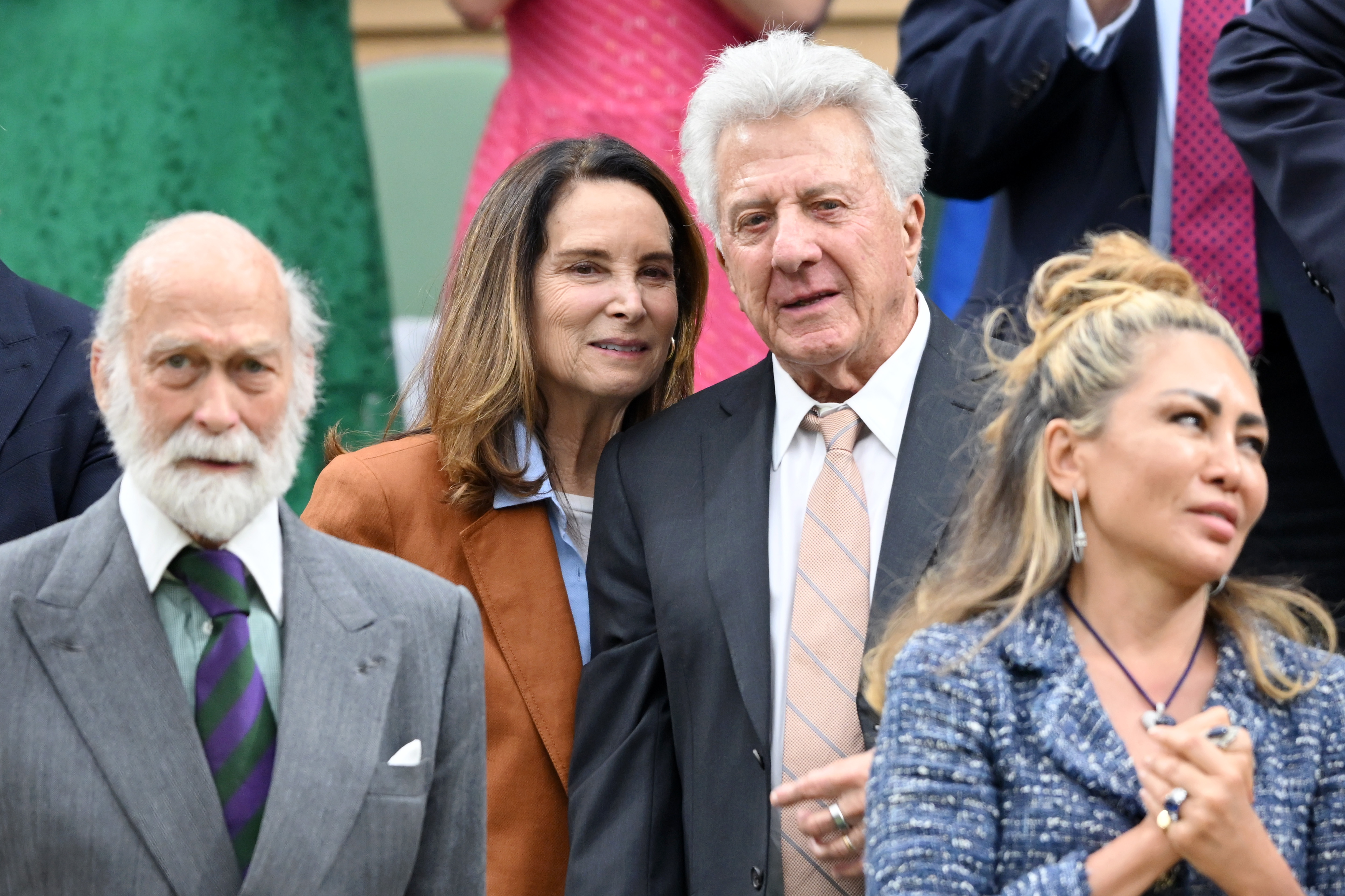 Dustin Hoffman Kisses Wife Lisa Hoffman in Rare Outing [Photos]